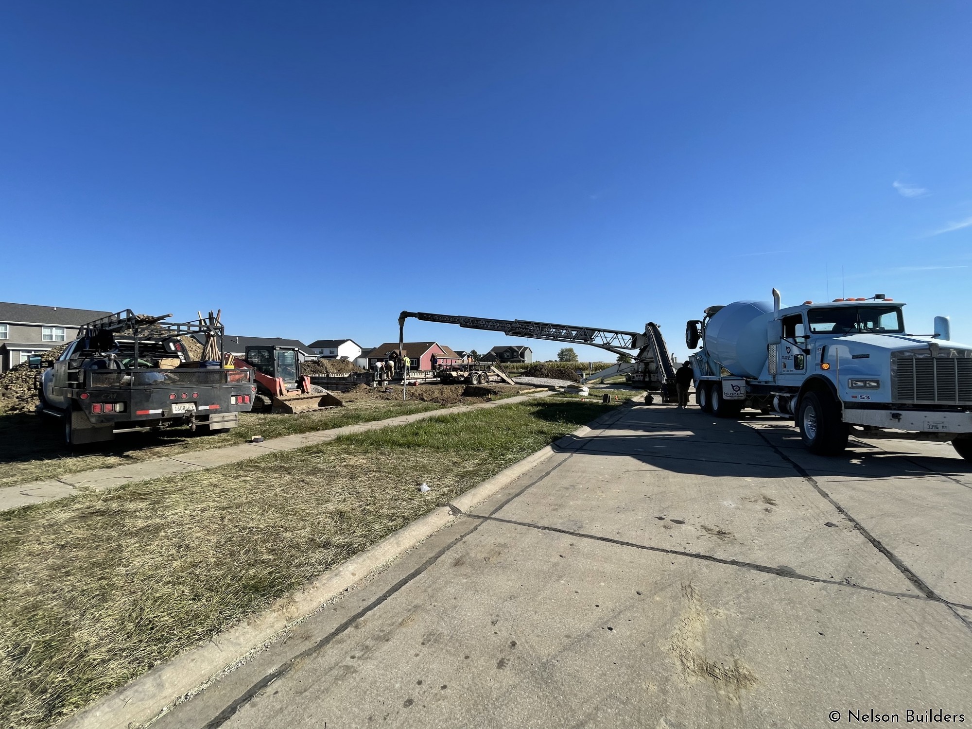 Pouring the basement walls today!