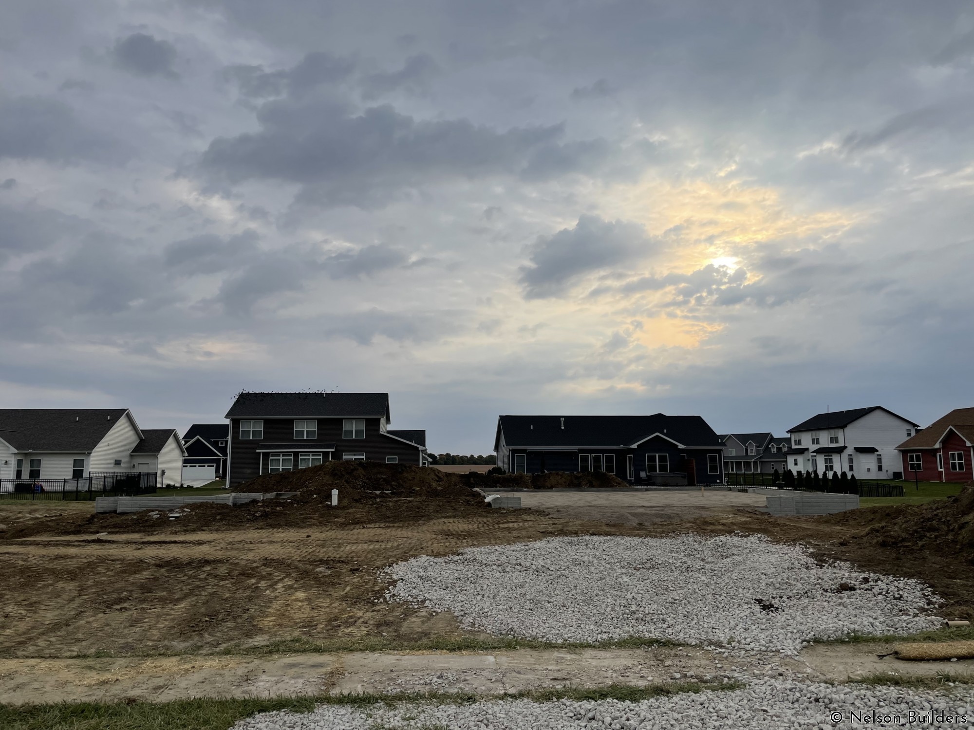 Backfilled with rock, waiting for the rains to pass before pouring this week.